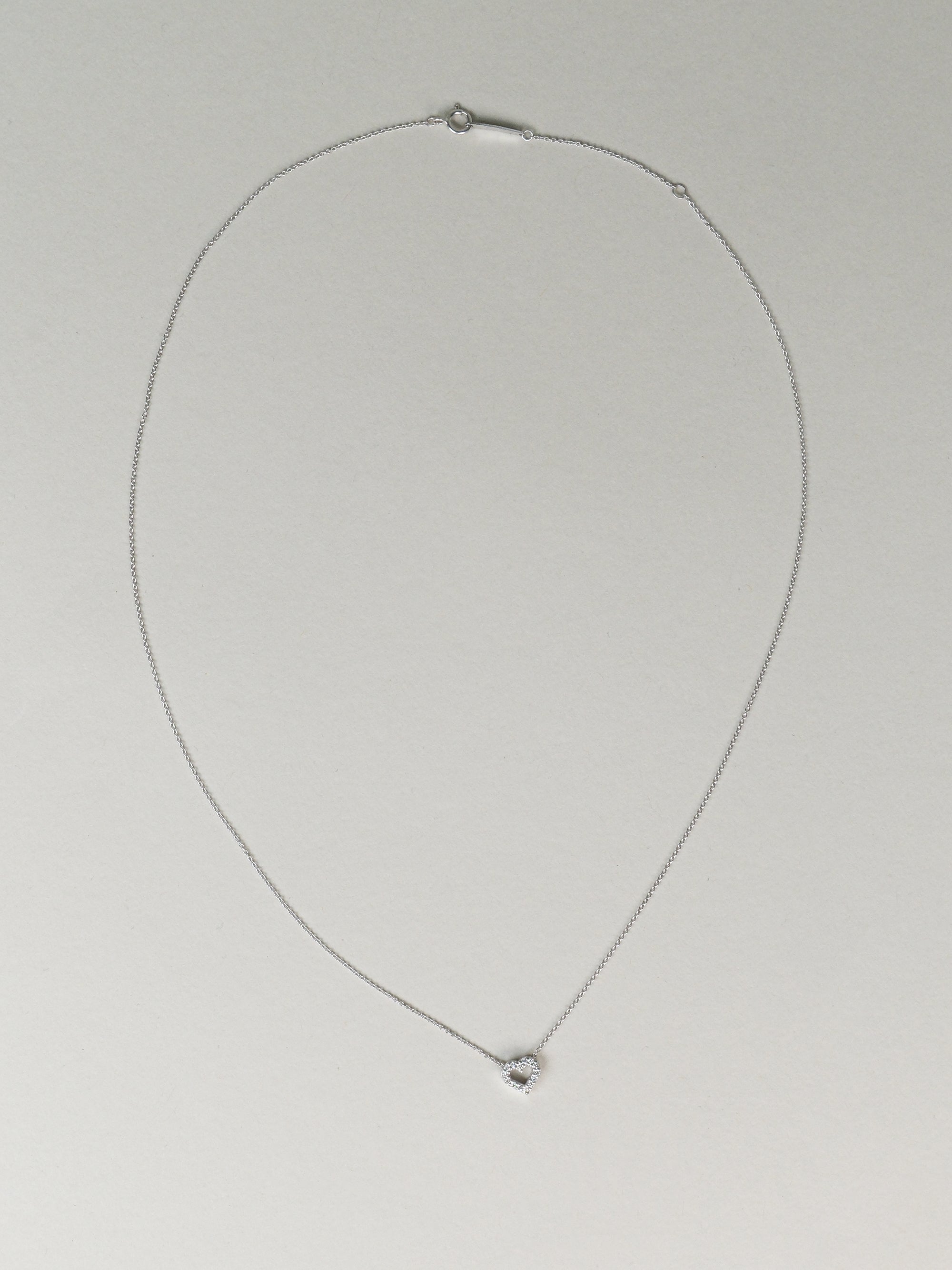 Collana in oro 18kt e diamanti con Cuore