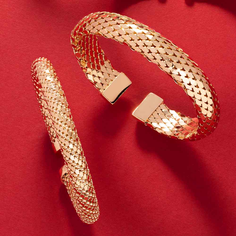 Bracciale rigido Athena tubolare squama