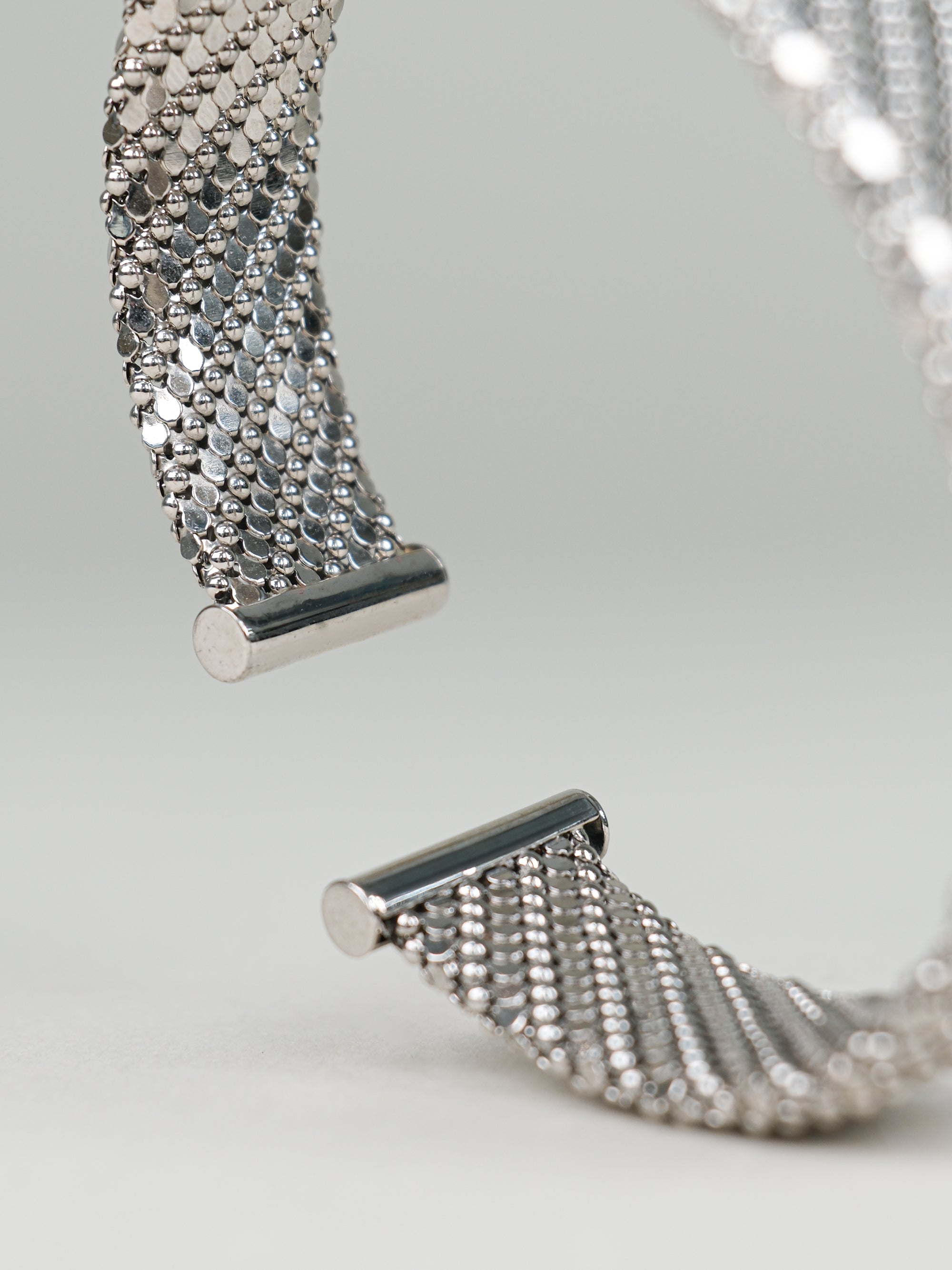 Bracciale rigido medio texture pelle di serpente
