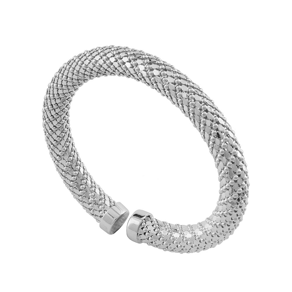 Bracciale rigido Athena tubolare pelle di serpente