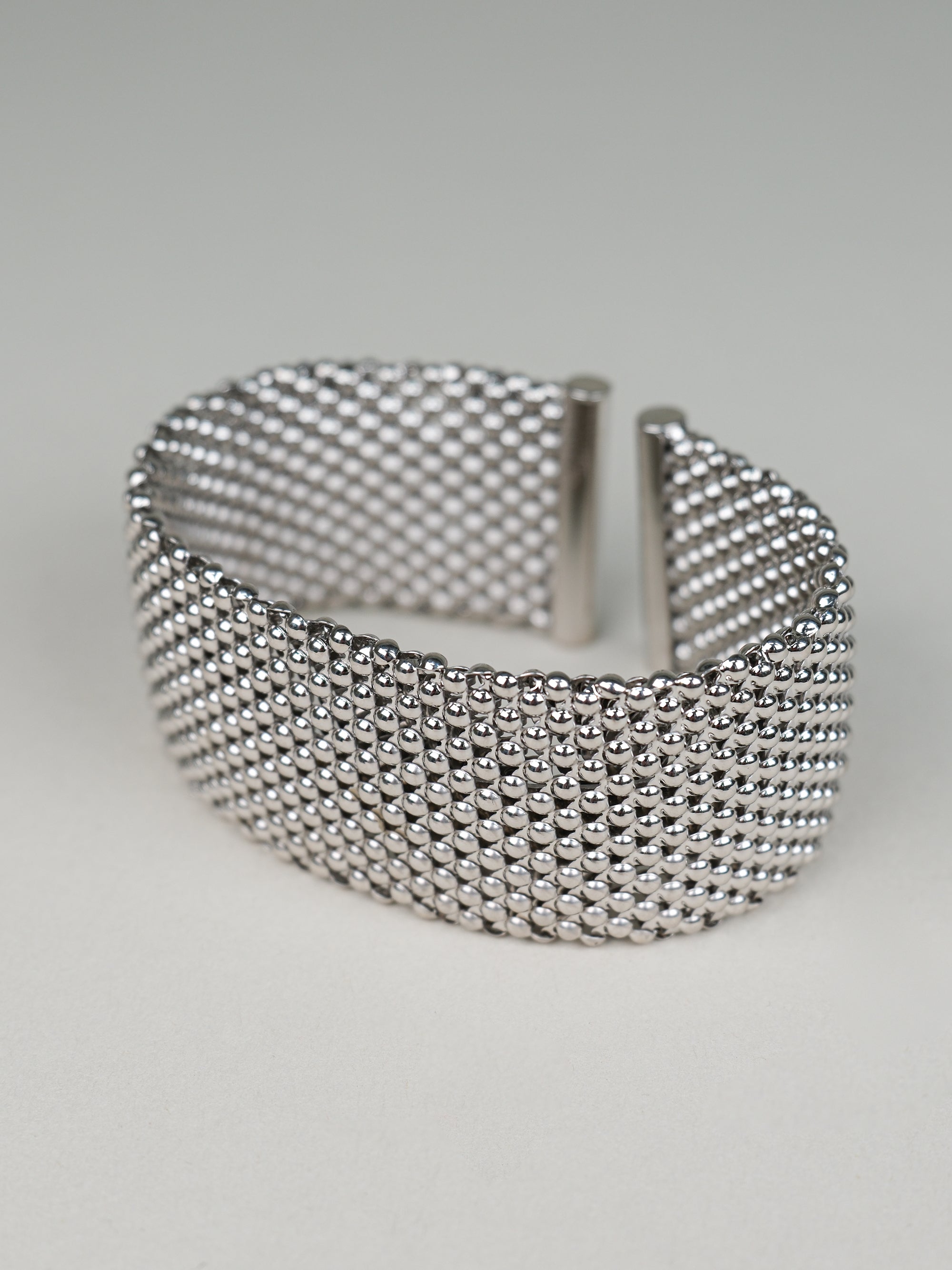 Bracciale rigido grande texture pallini