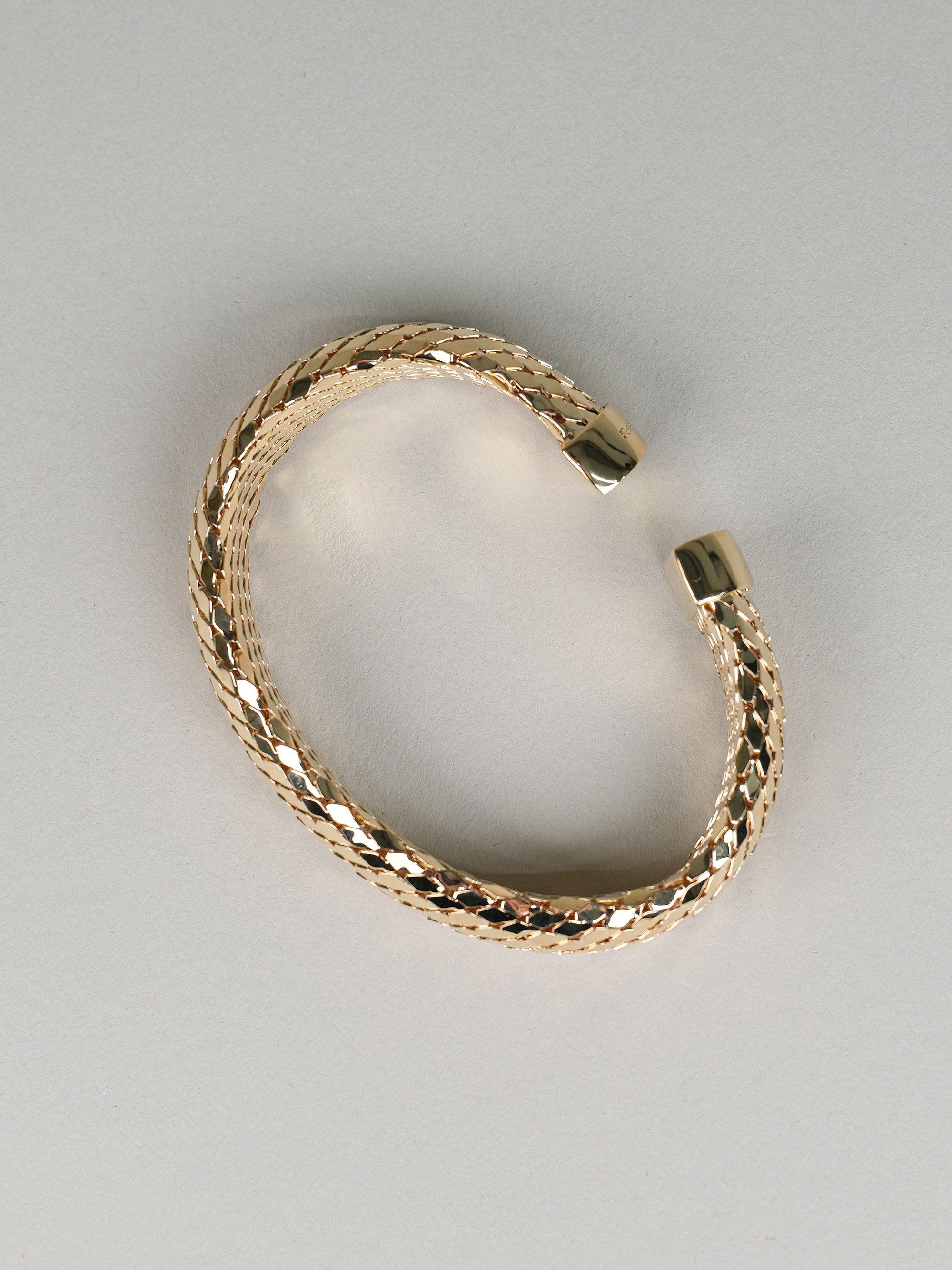 Bracciale rigido piccolo texture squama