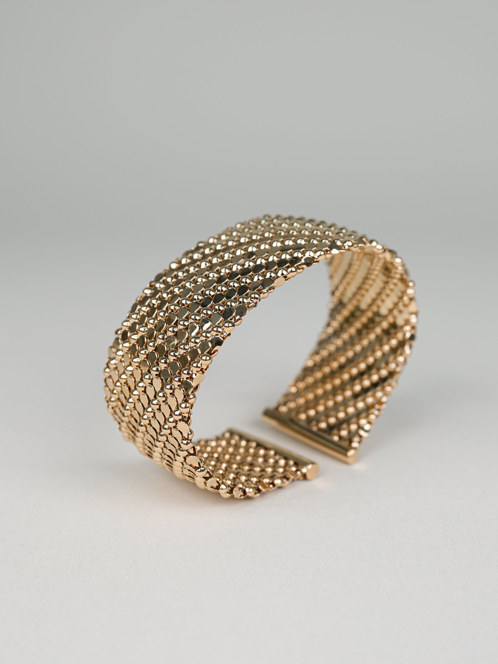 Bracciale rigido grande texture squame