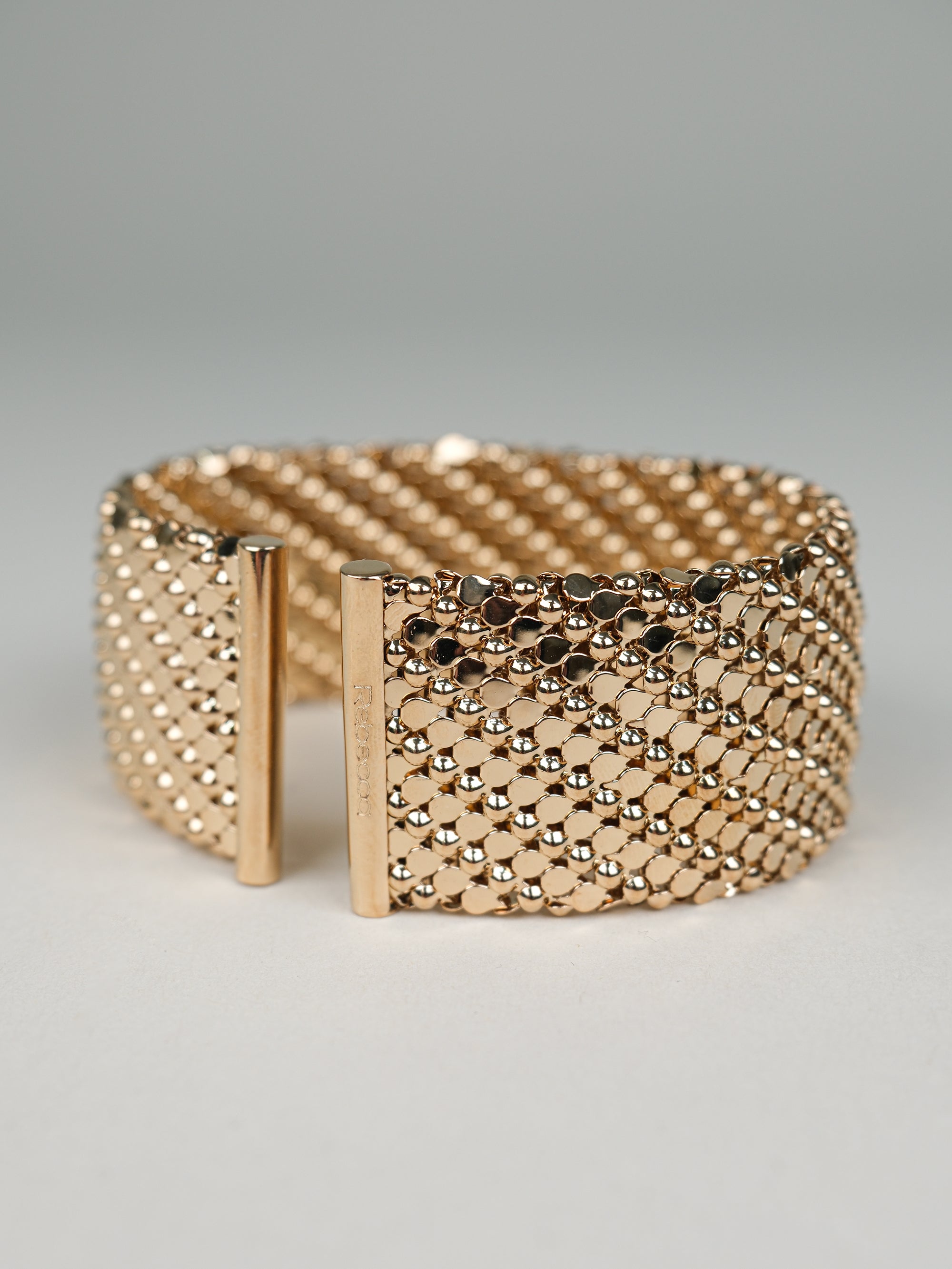 Bracciale rigido grande texture squame