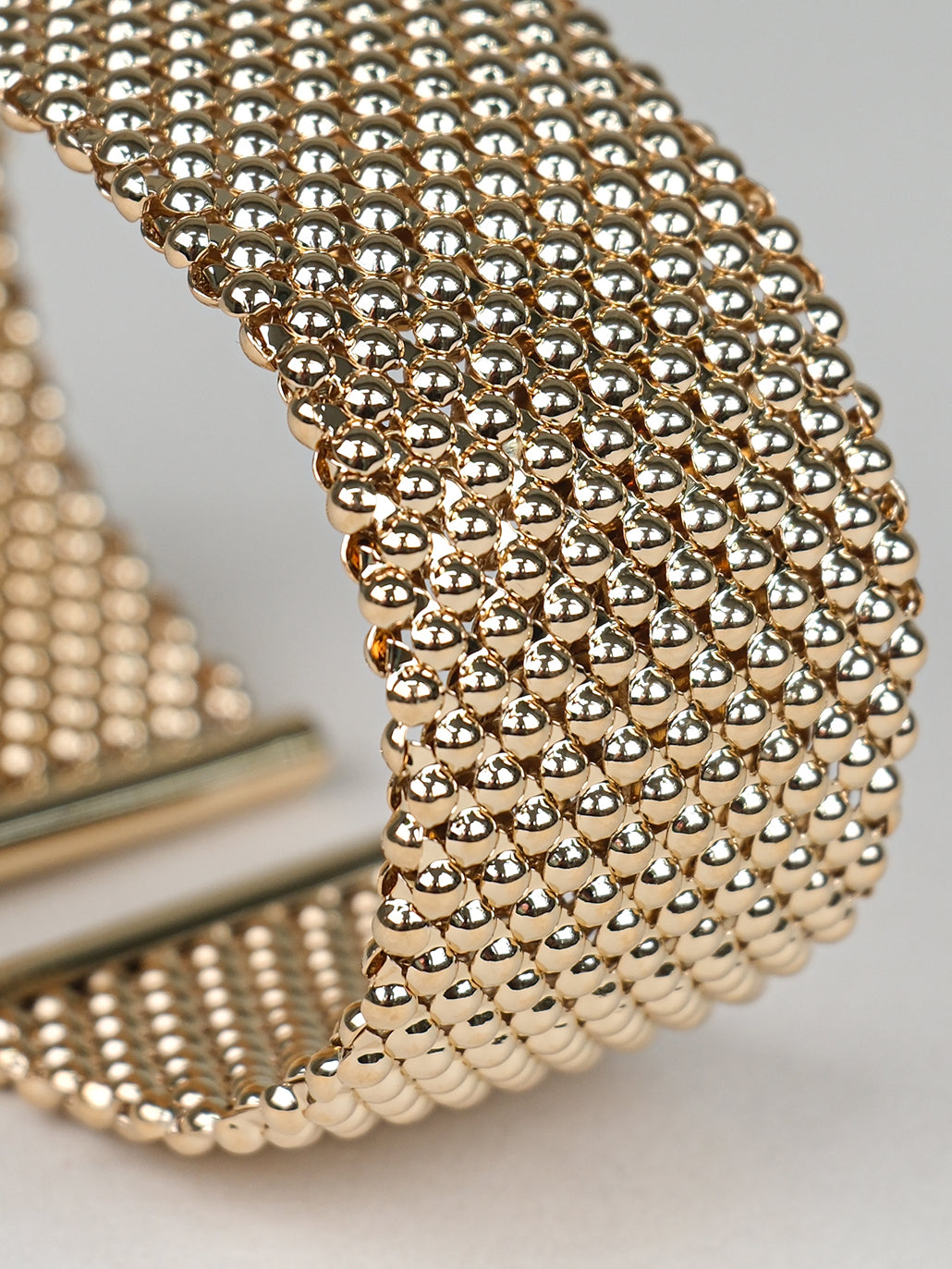 Bracciale rigido grande texture pallini