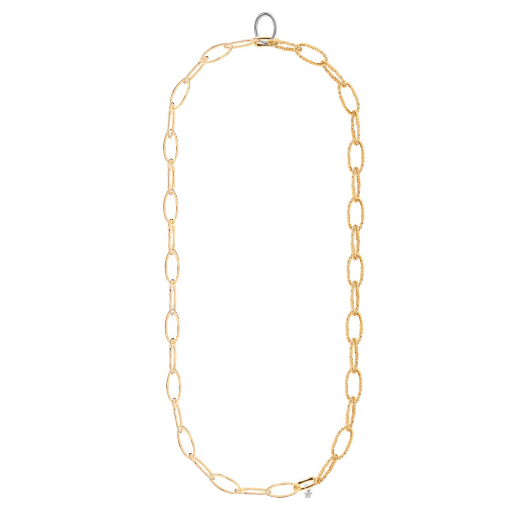 Collana doppia catena mix