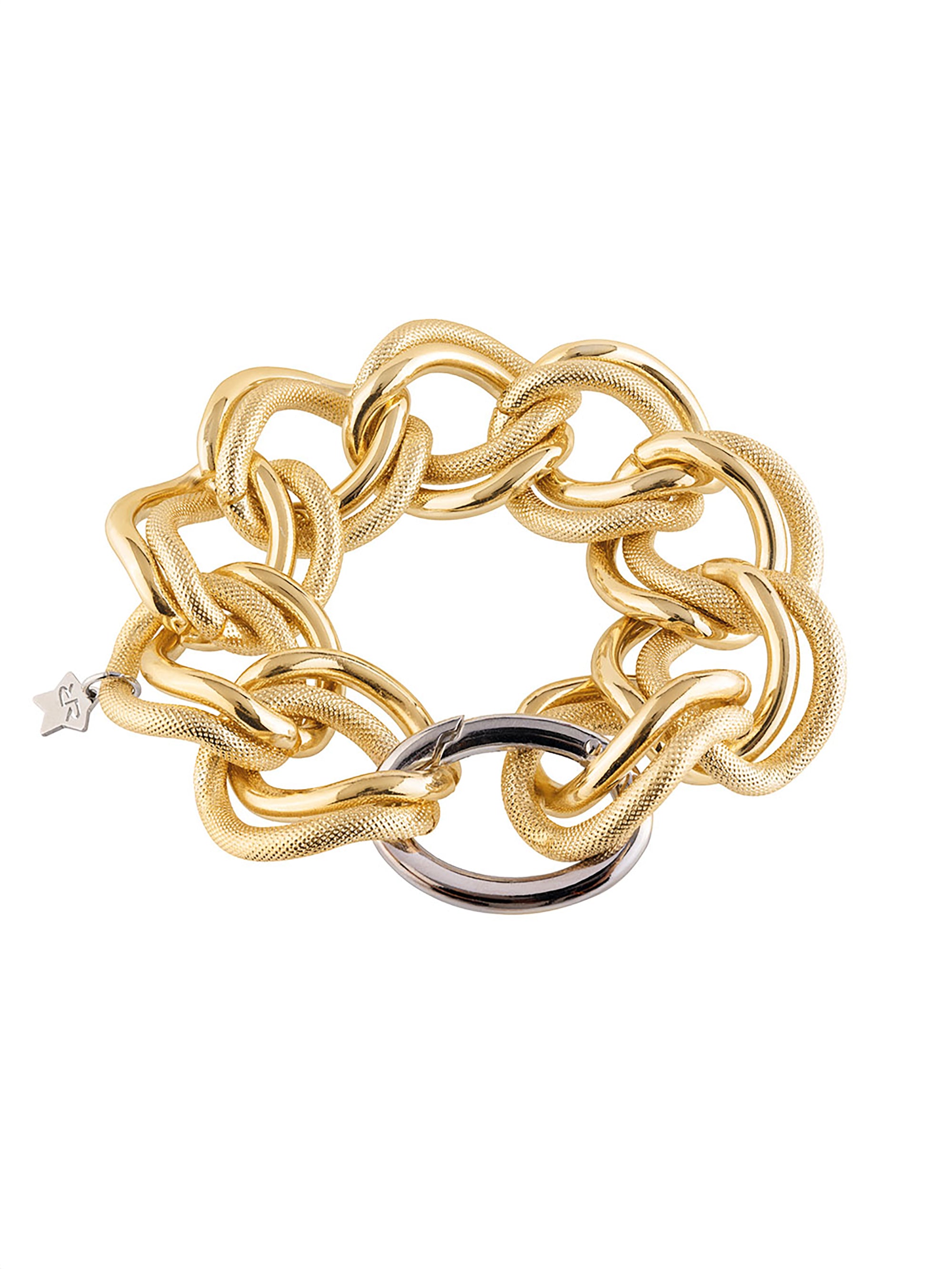 Bracciale Diva con doppie maglie mix