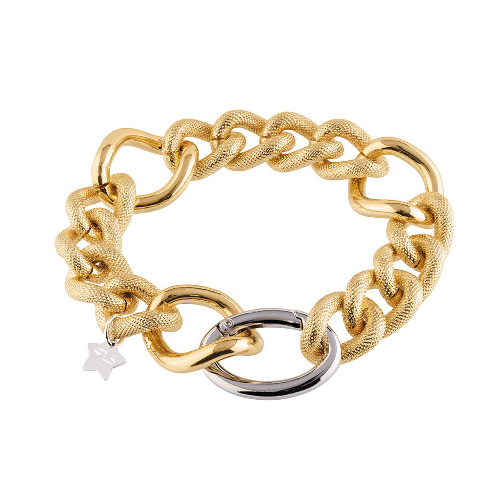 Bracciale Diva con doppia maglie mix