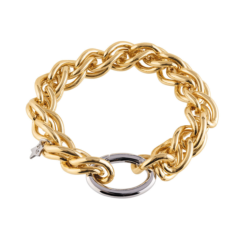 Bracciale catena spiga grande