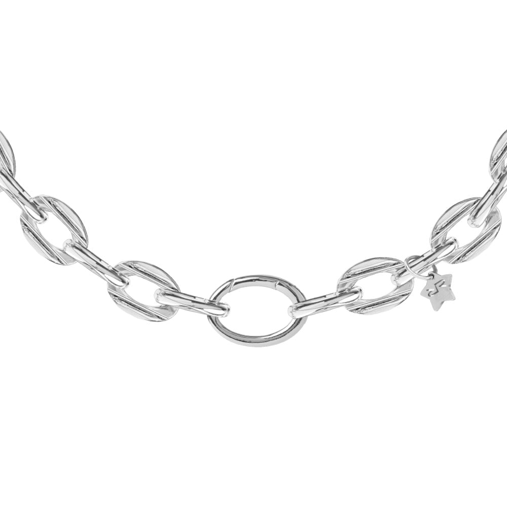 Collana maglia diamantata