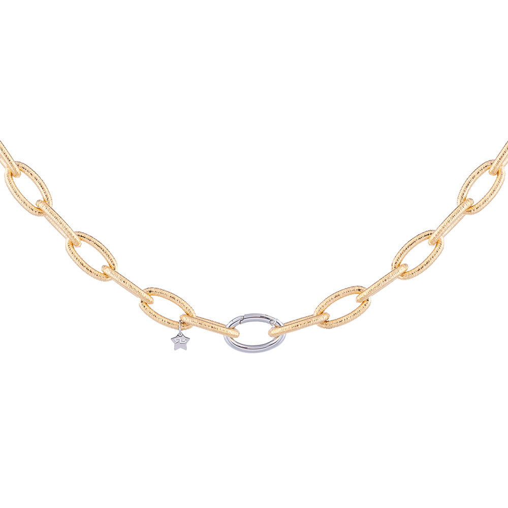 Collana con maglia etnica