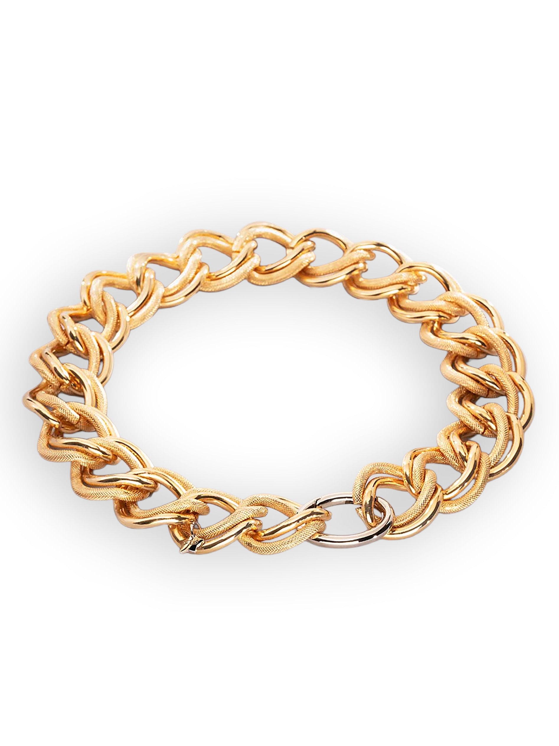 Collana Diva con doppia maglia groumette