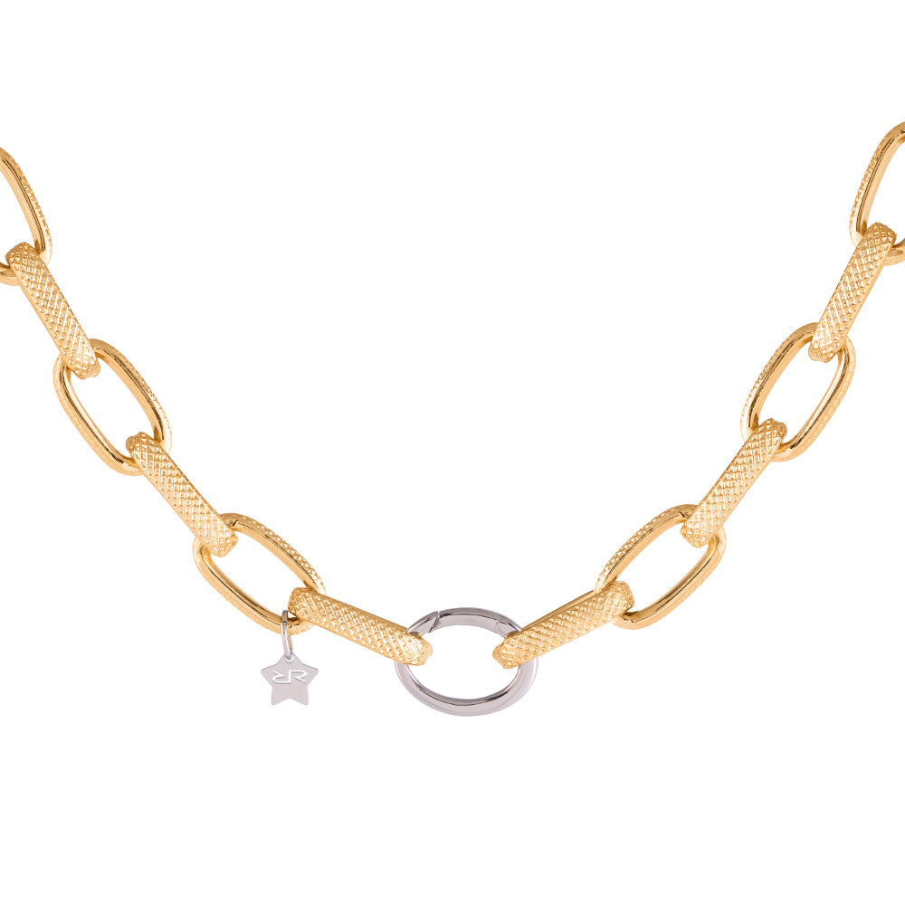 Collana Diva con maglia texturizzata