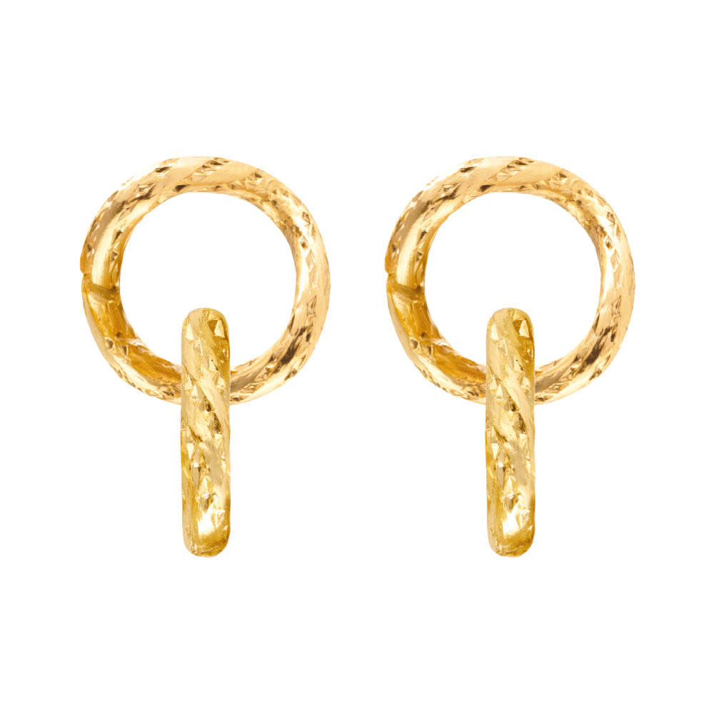 Orecchini pendenti cerchi