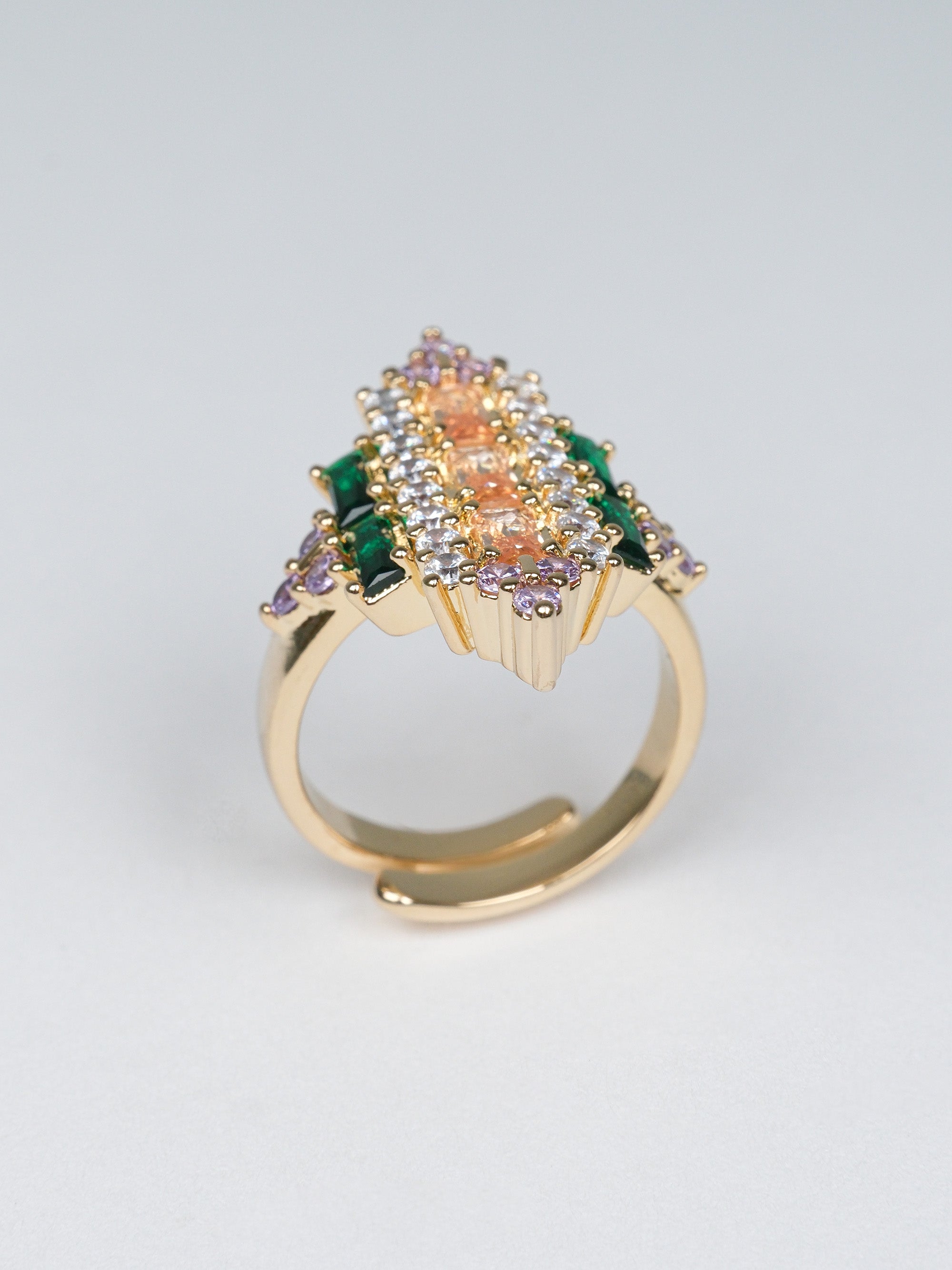 Anello Judith con pietre colorate