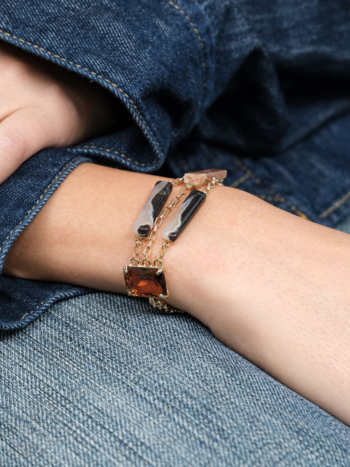 Bracciale con pietre