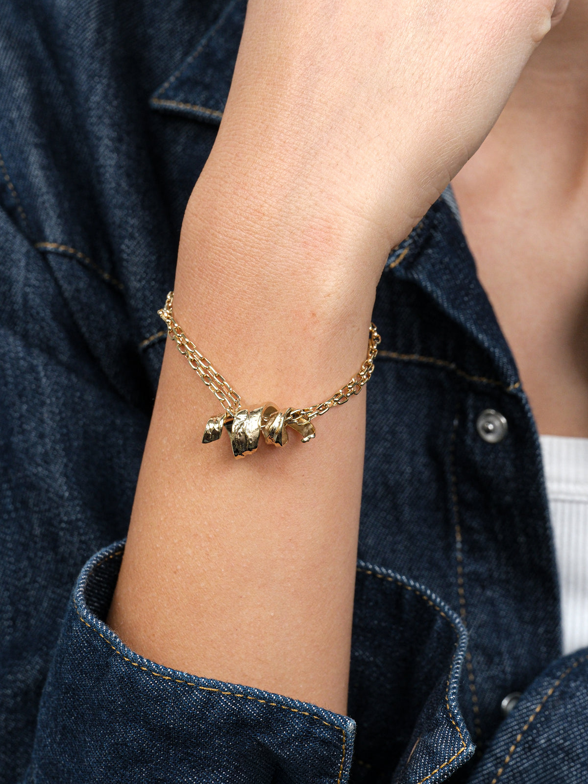Bracciale con ricciolo