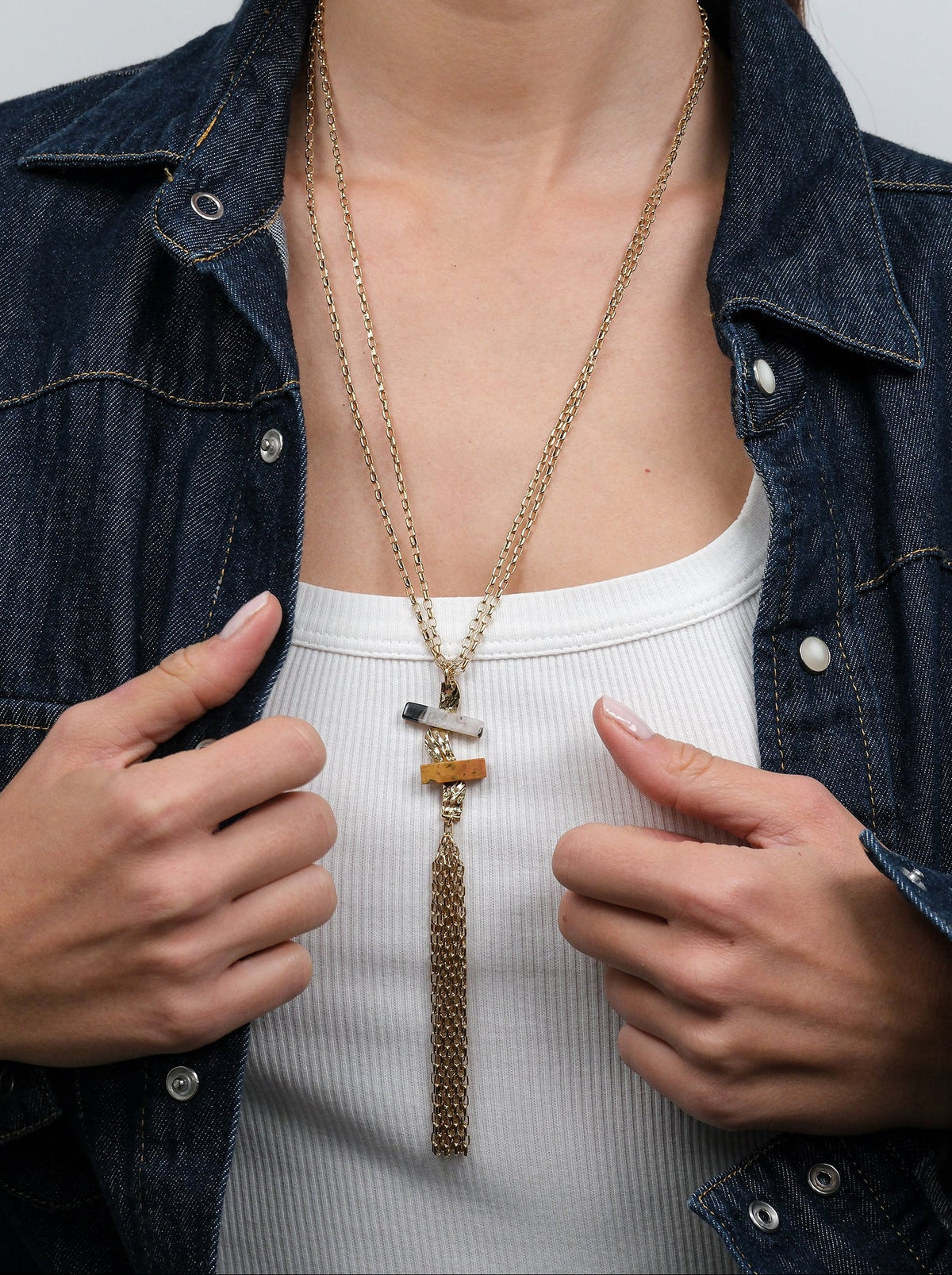 Stone necklace