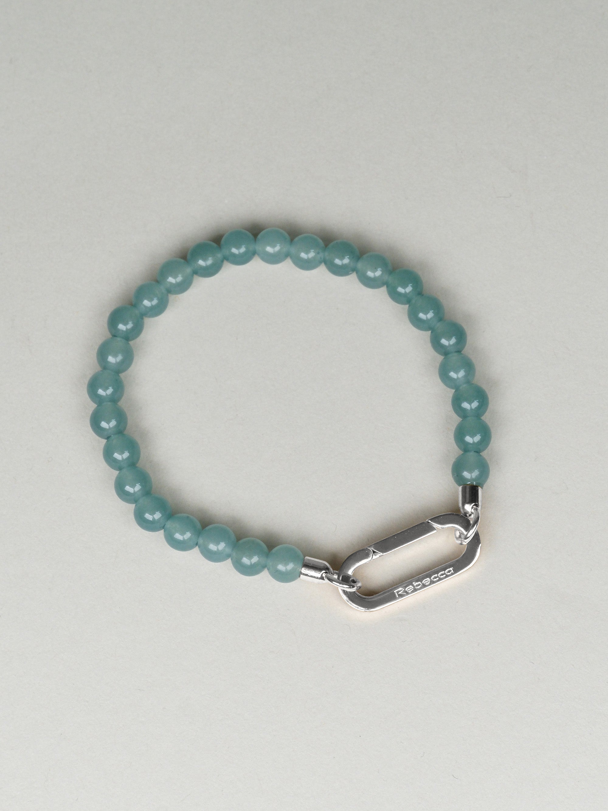 Bracciale beads giada