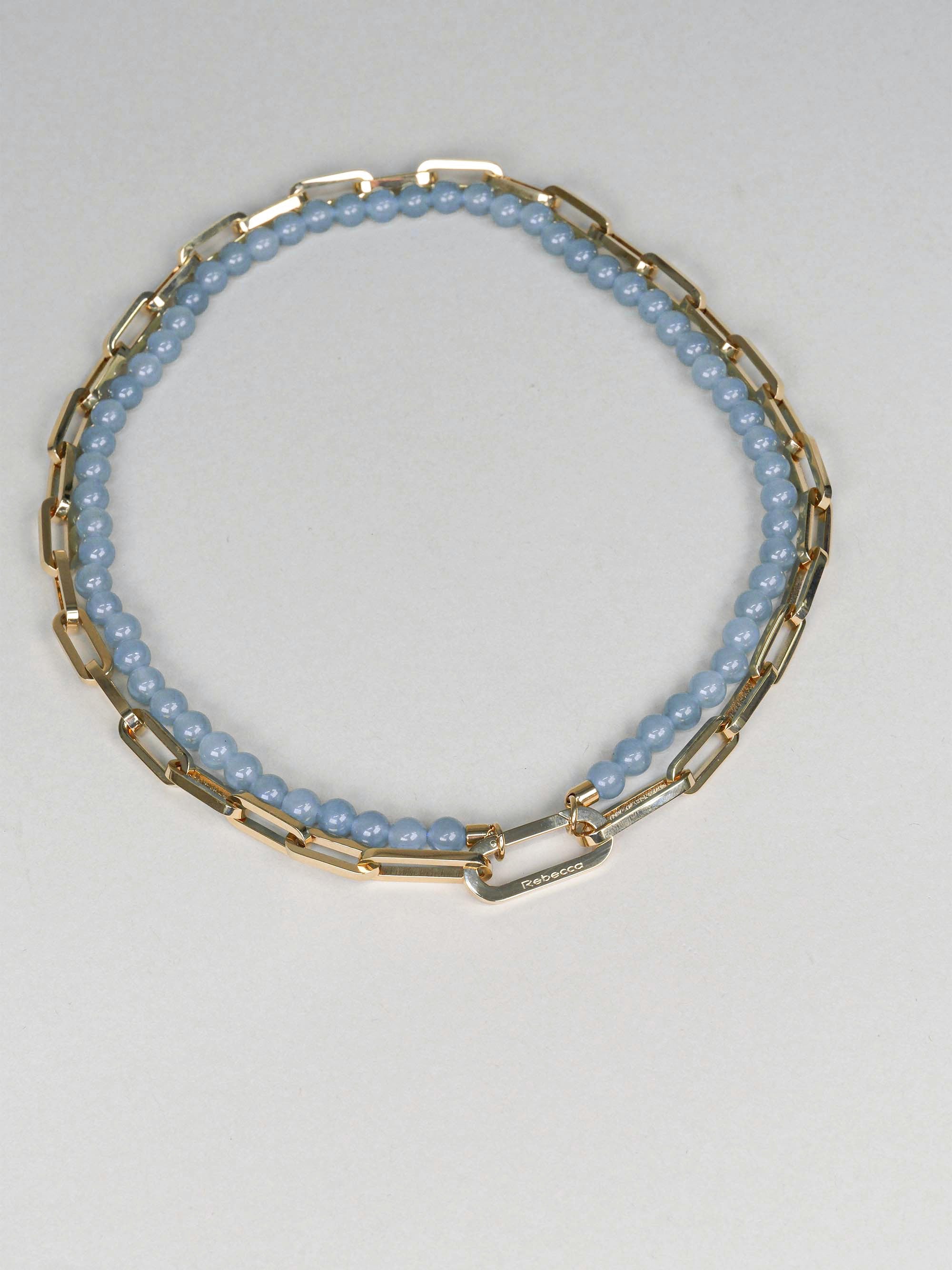 Collana Cult + beads giada