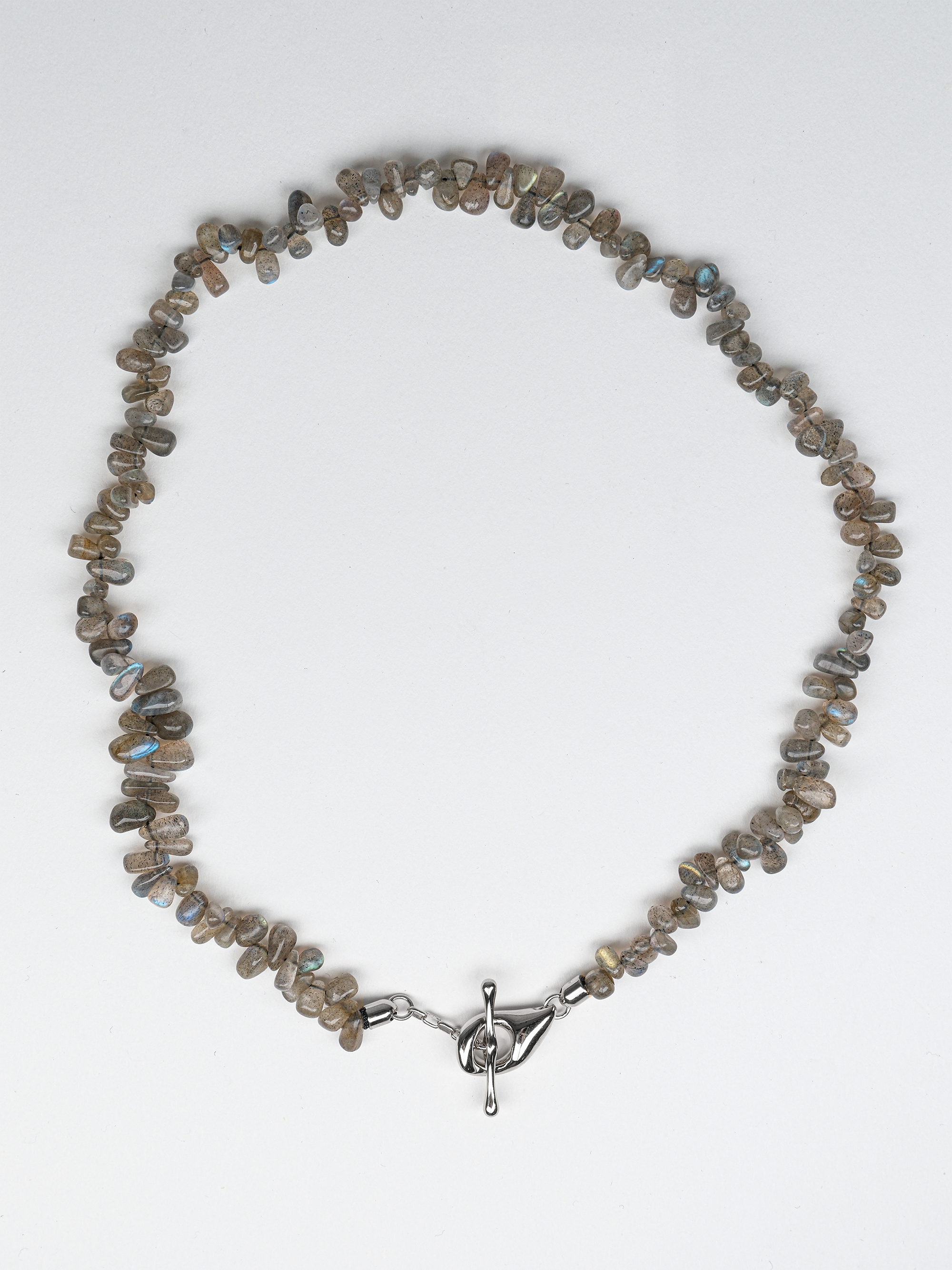 Collana pietre Labradorite naturale
