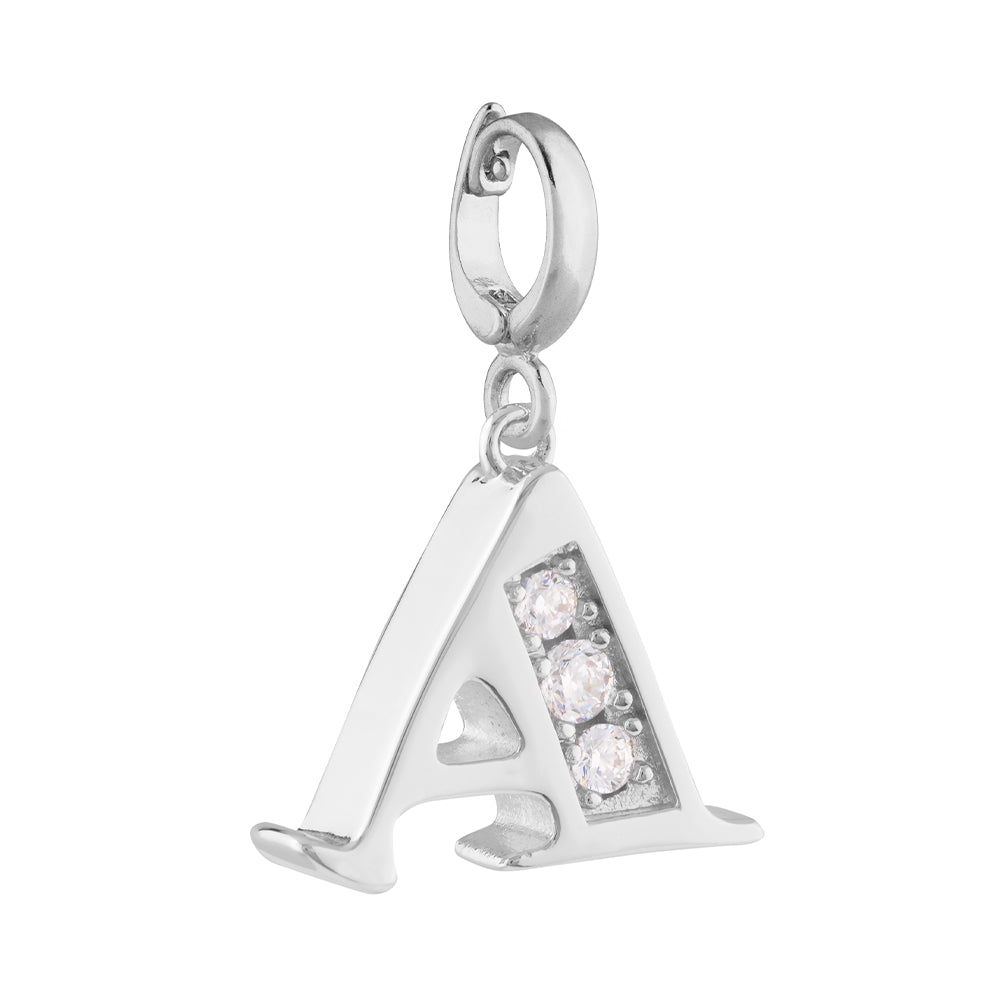 Charm iniziale trilogy bianco