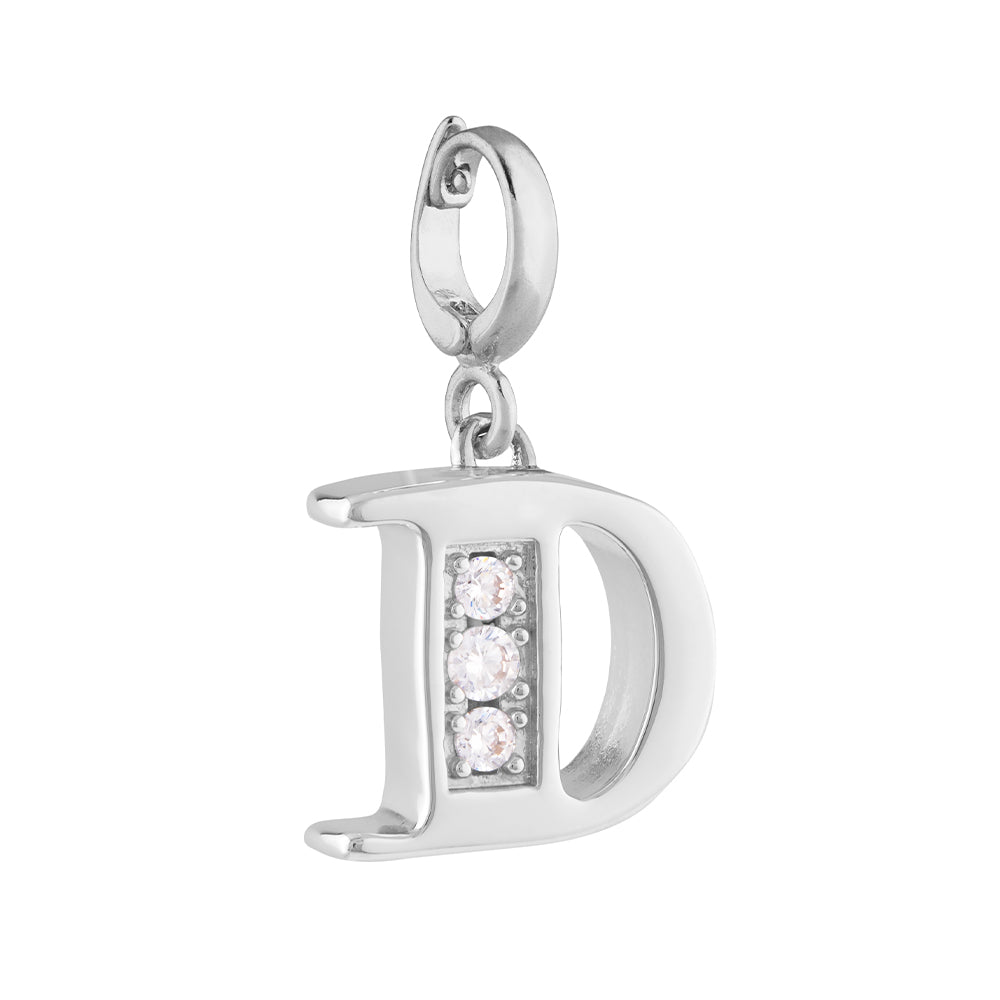 Charm iniziale trilogy bianco