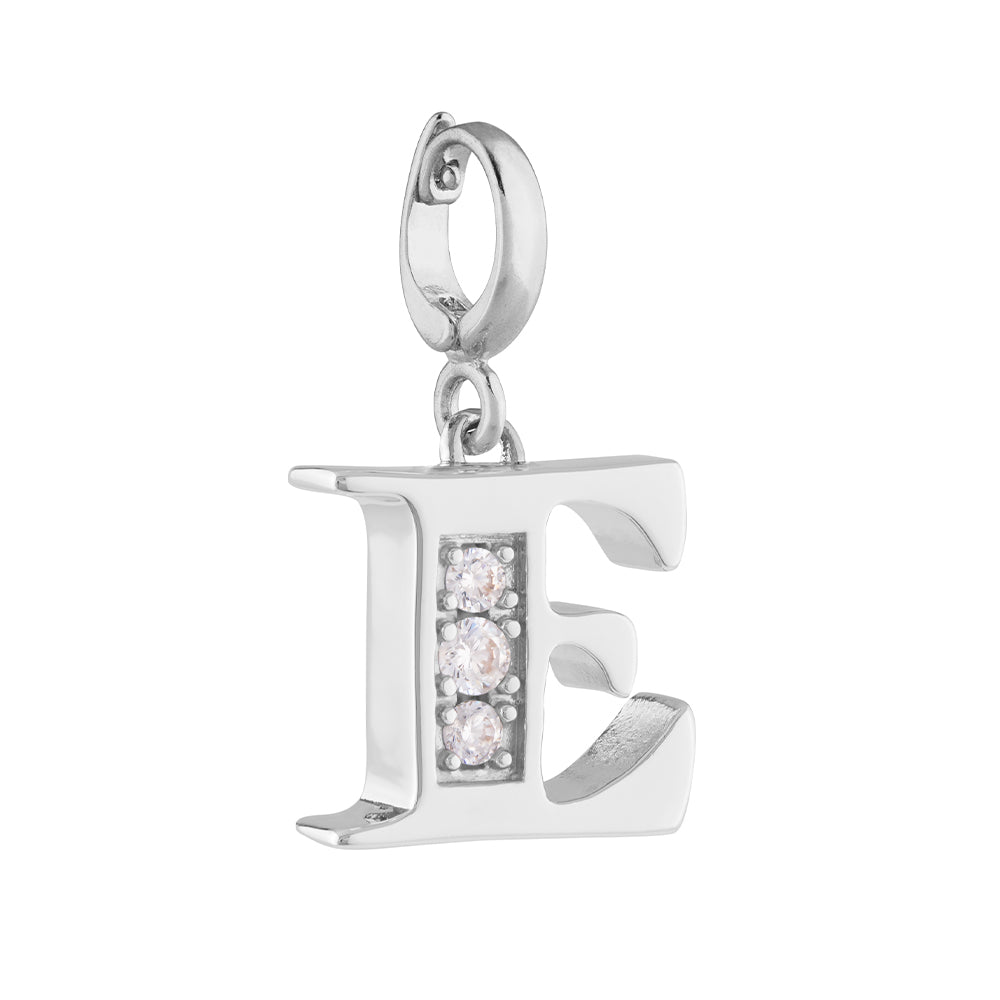 Charm iniziale trilogy bianco