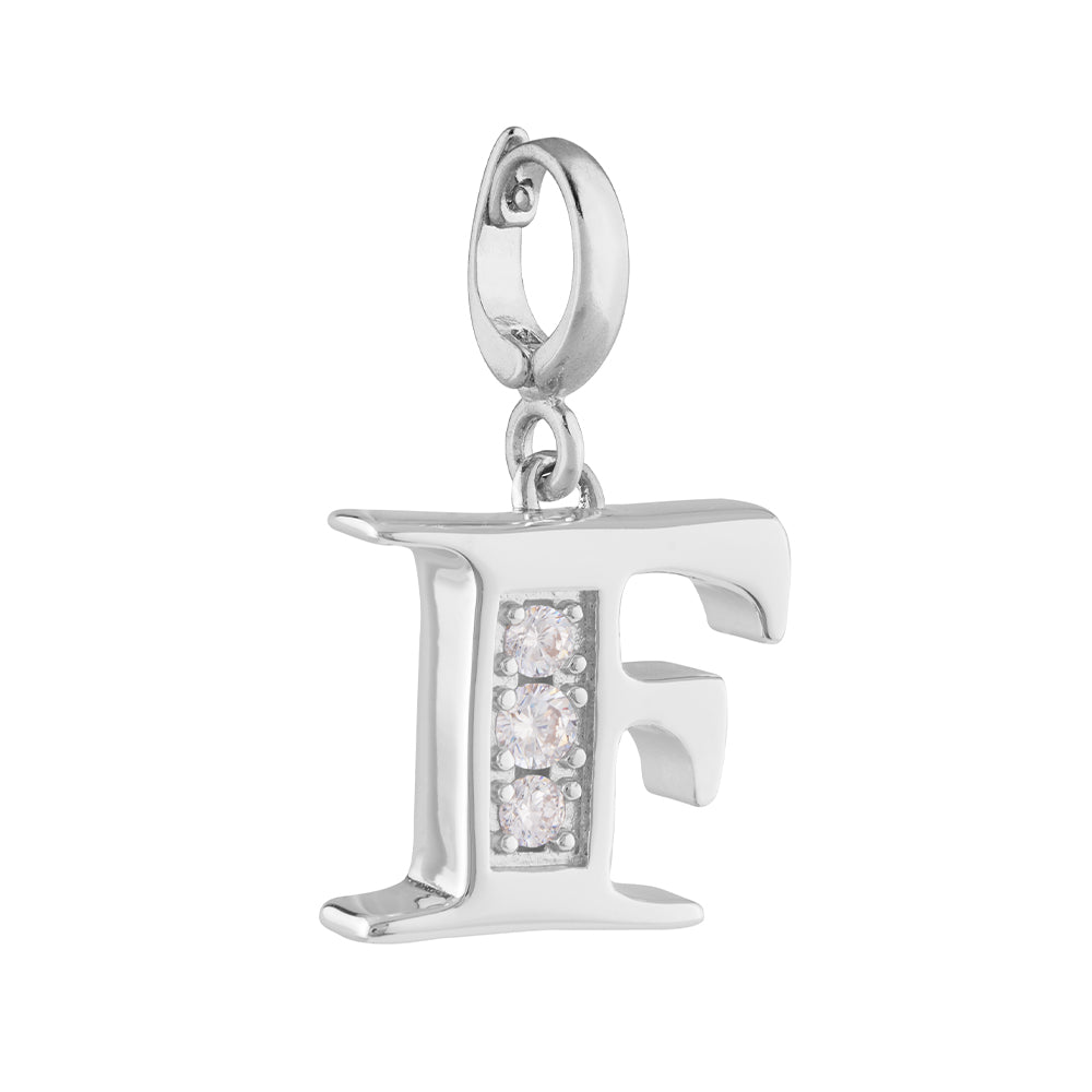 Charm iniziale trilogy bianco