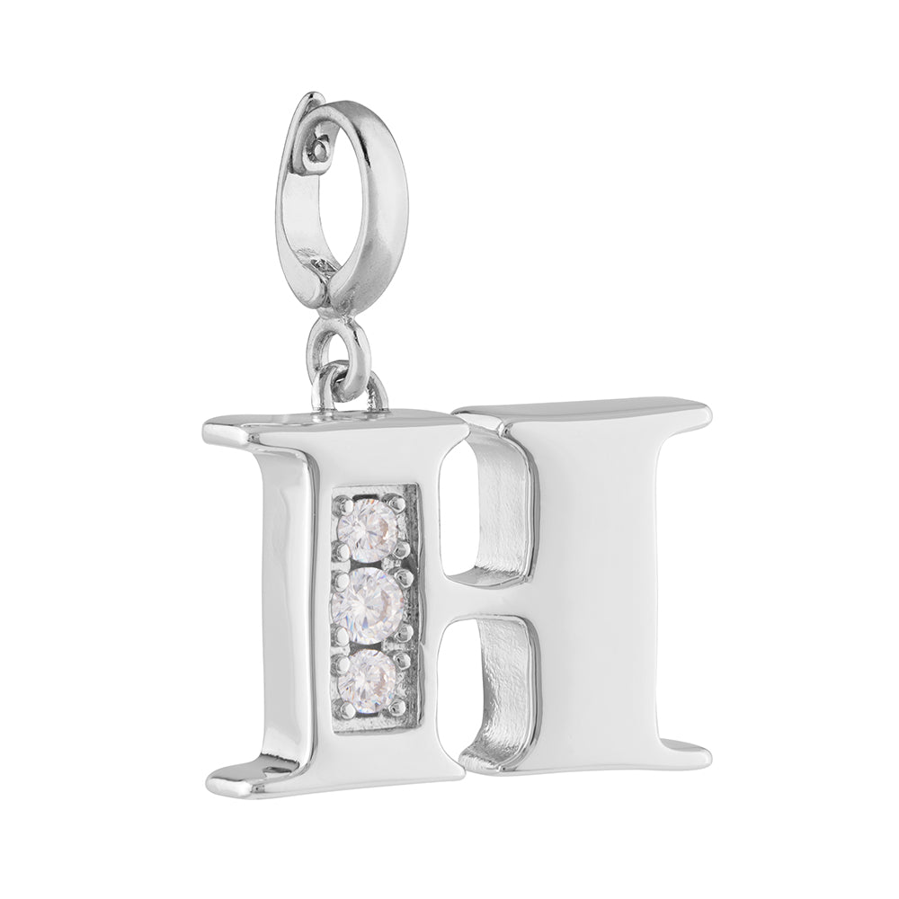 Charm iniziale trilogy bianco