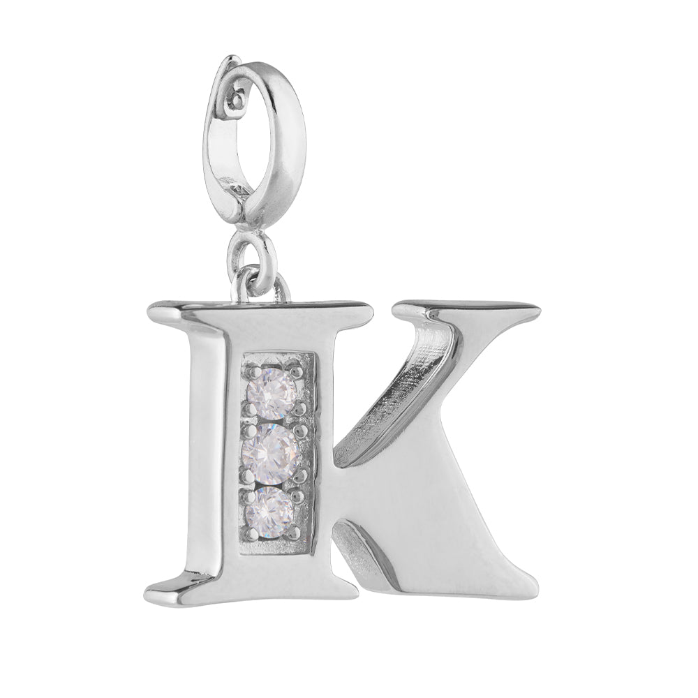 Charm iniziale trilogy bianco