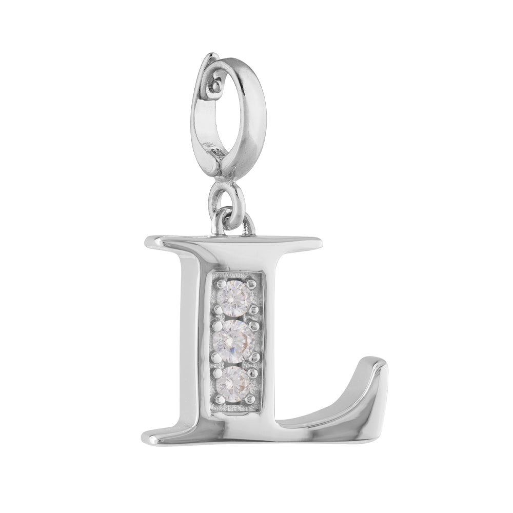 Charm iniziale trilogy bianco