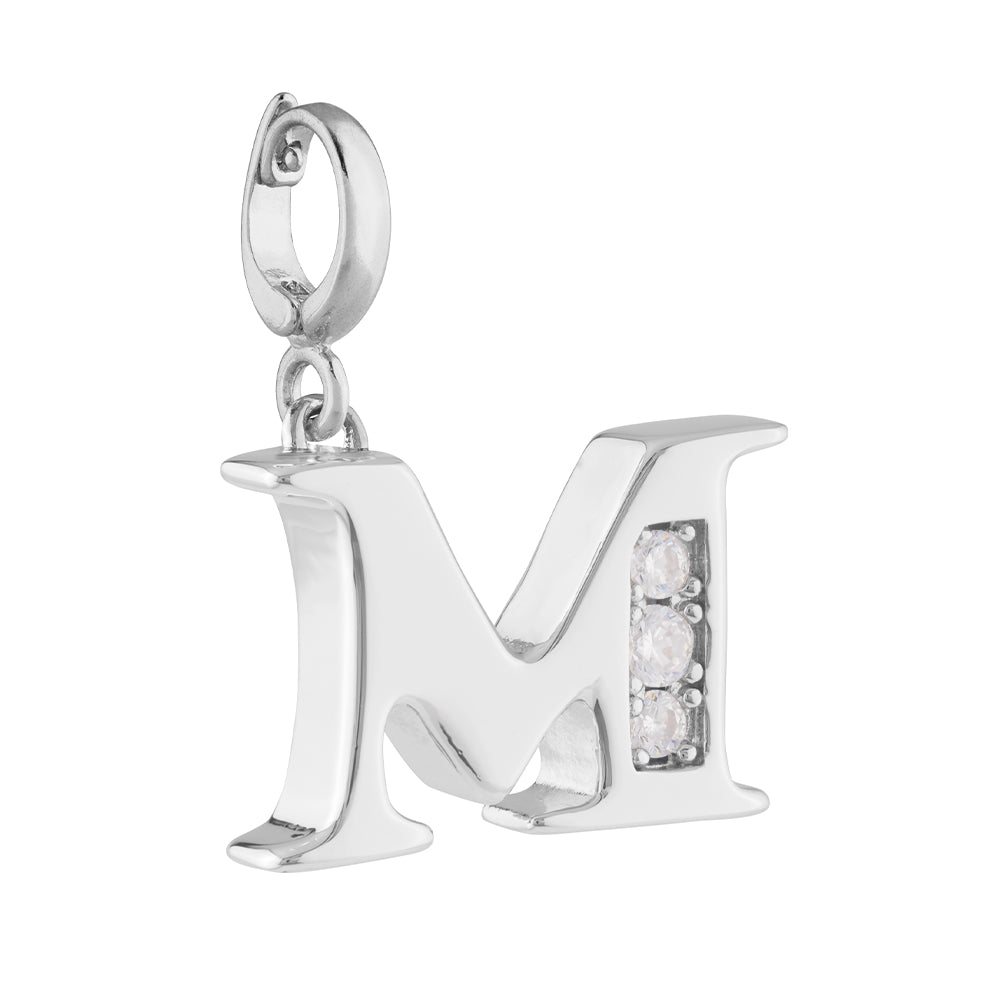 Charm iniziale trilogy bianco