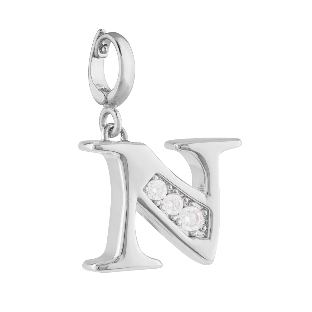 Charm iniziale trilogy bianco