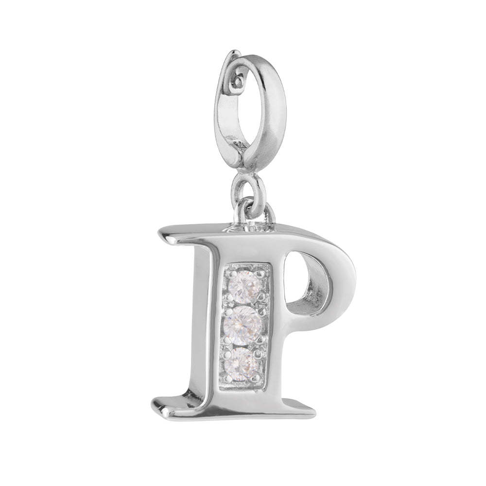 Charm iniziale trilogy bianco