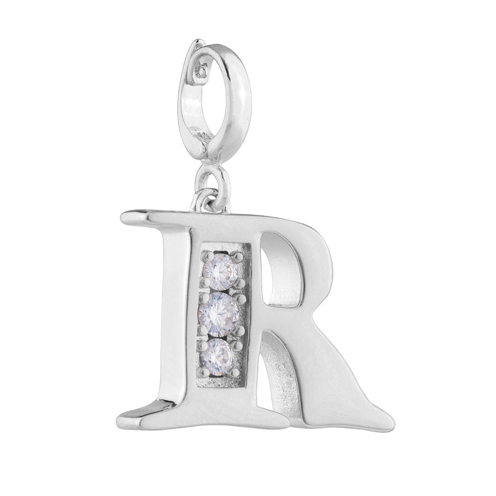 Charm iniziale trilogy bianco