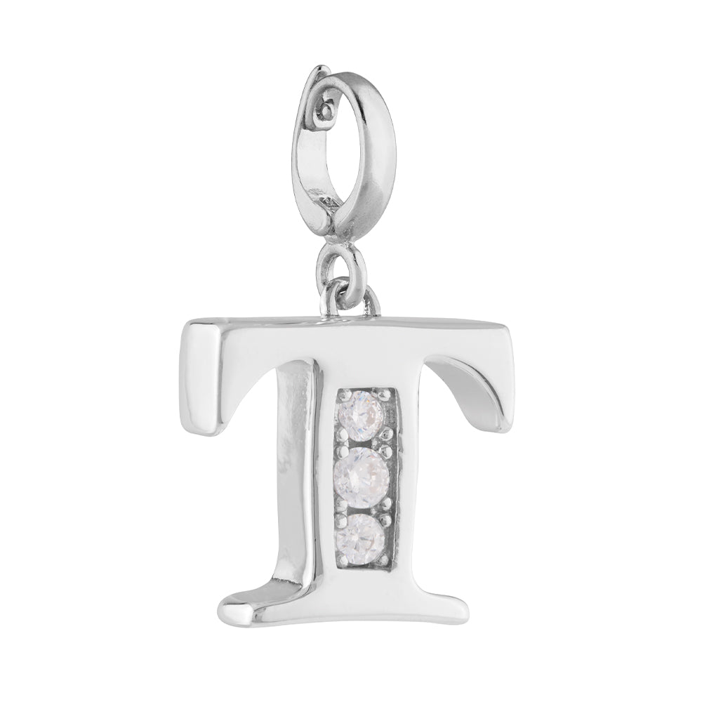 Charm iniziale trilogy bianco