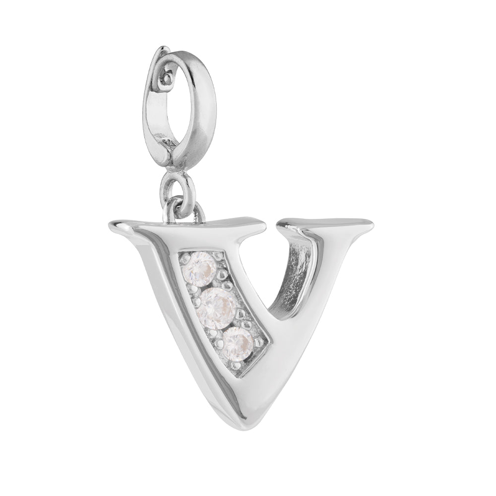 Charm iniziale trilogy bianco