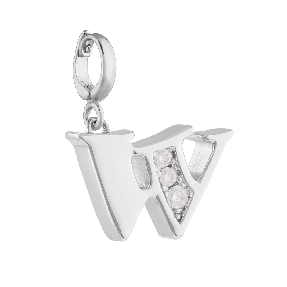 Charm iniziale trilogy bianco