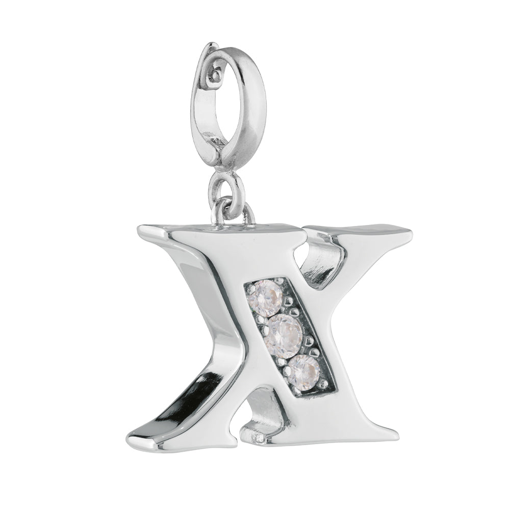 Charm iniziale trilogy bianco