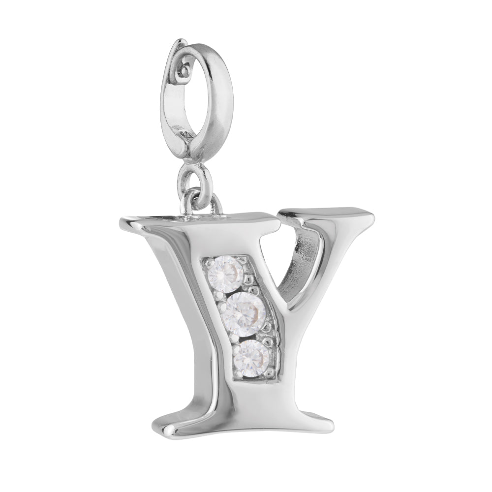 Charm iniziale trilogy bianco