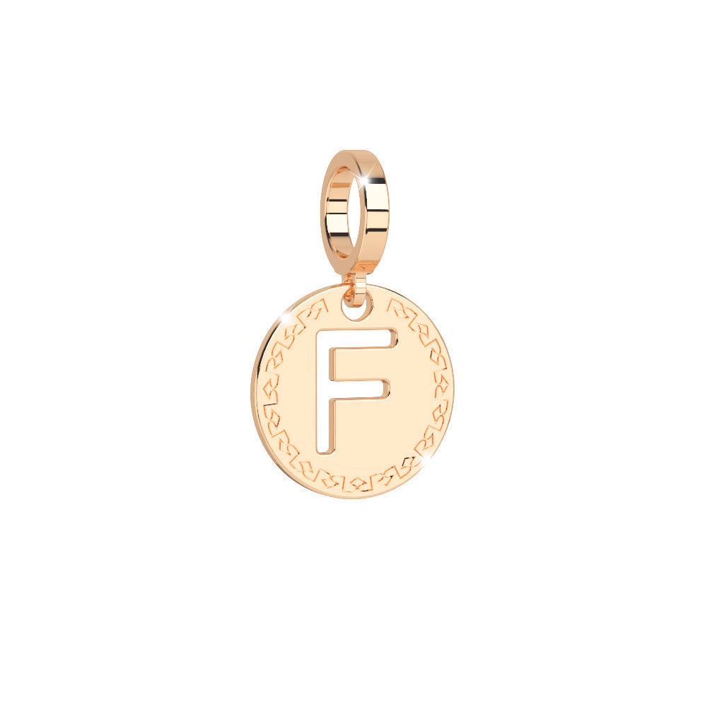 Collana due fili con iniziale piccola