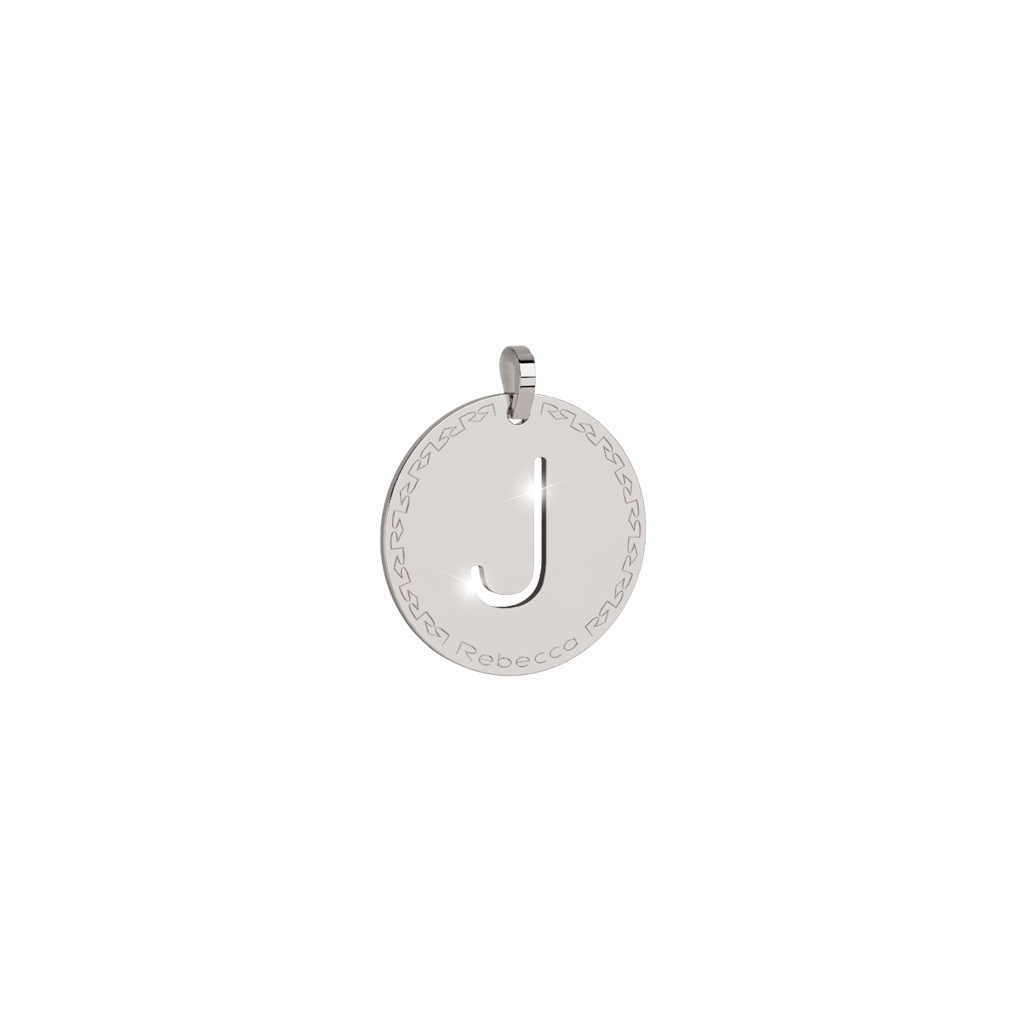 Collana due fili con iniziale media