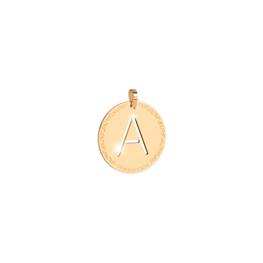 Collana due fili con iniziale media