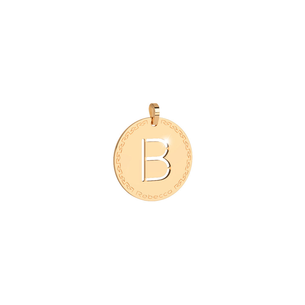 Collana due fili con iniziale media