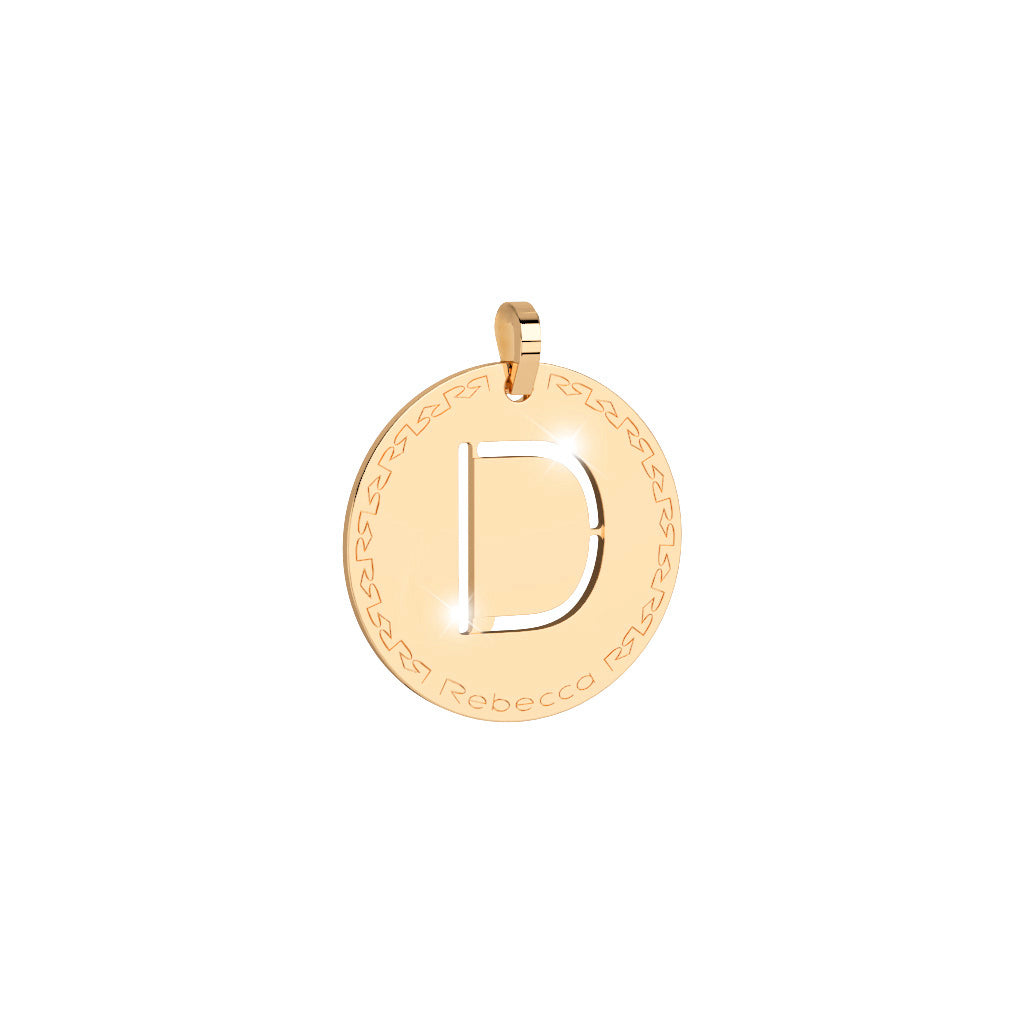 Collana lunga con iniziale media