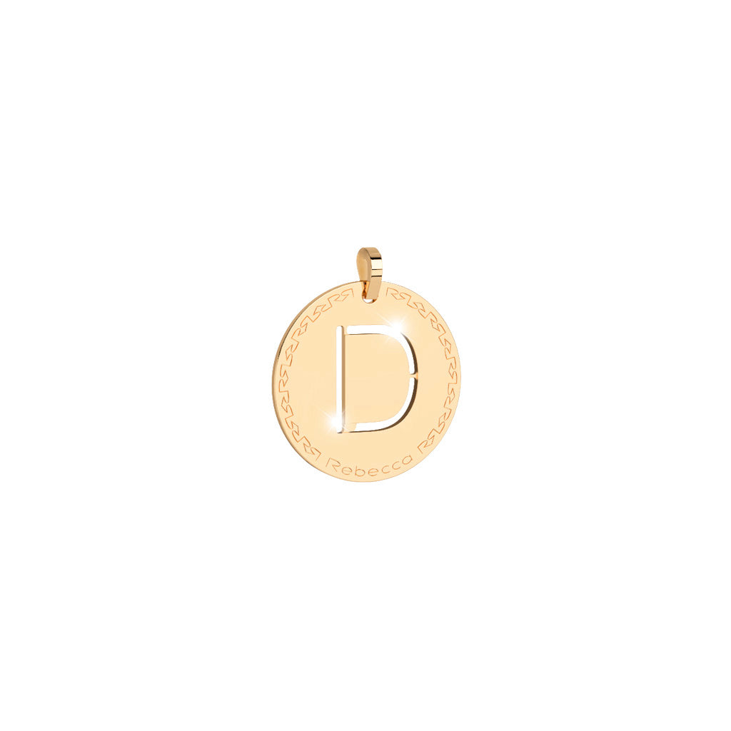 Collana due fili con iniziale media