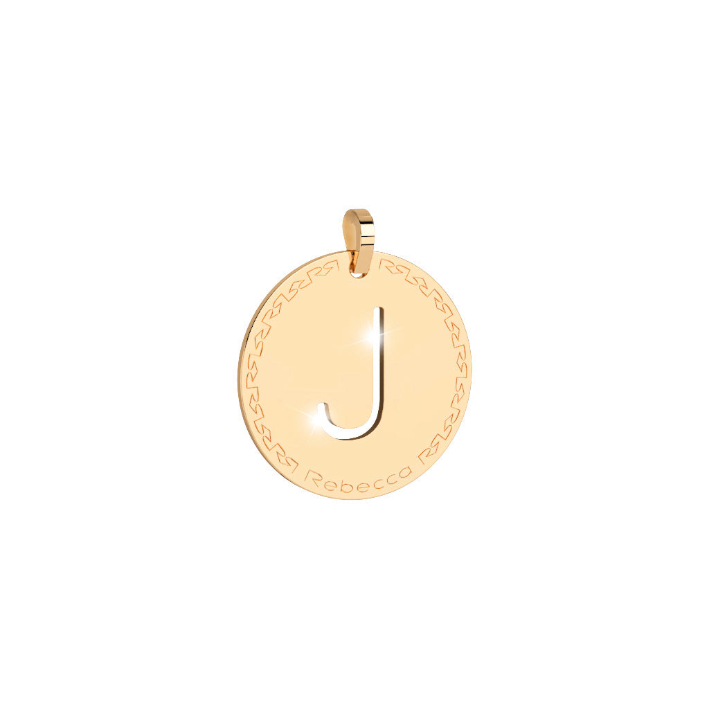 Collana lunga con iniziale media