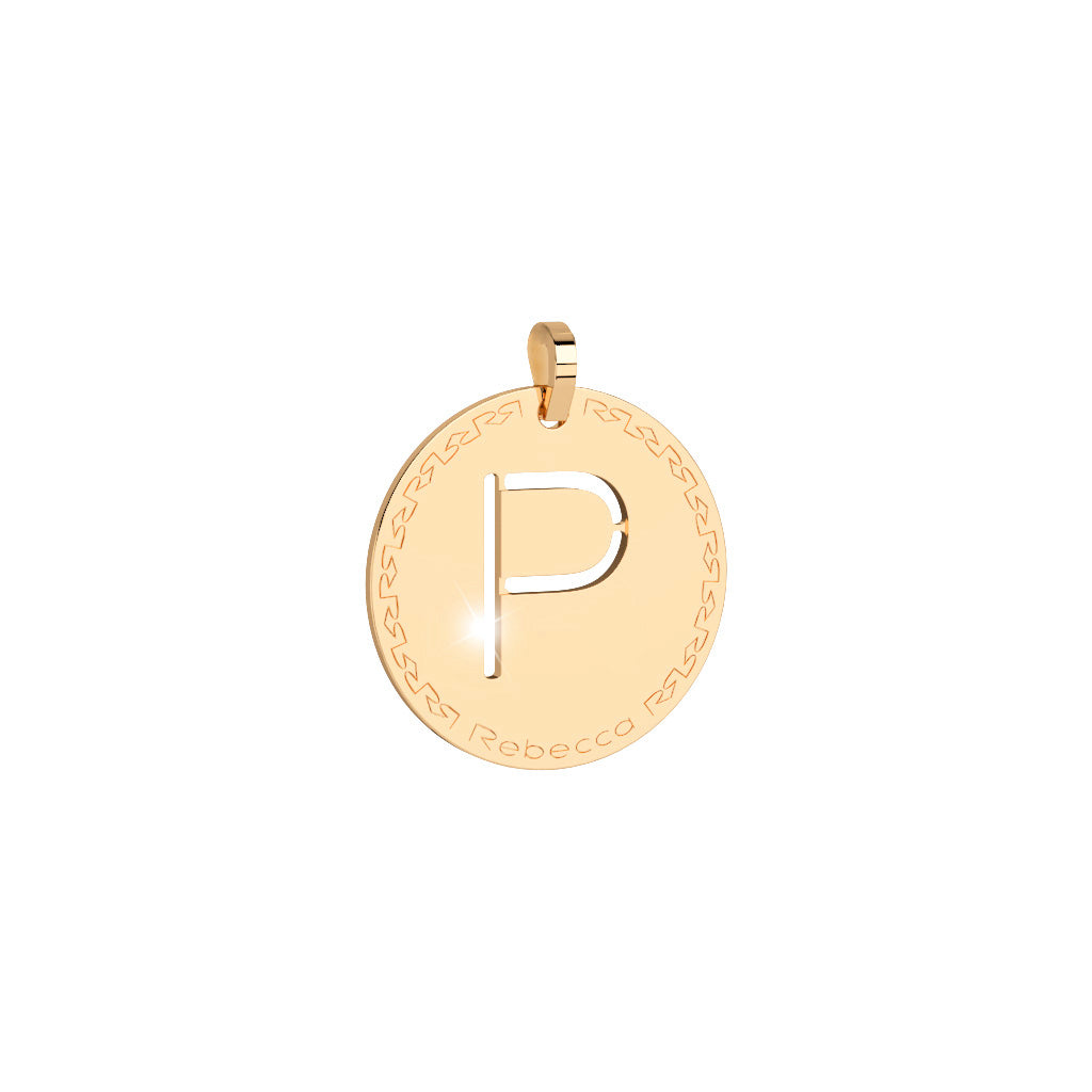 Collana lunga con iniziale media