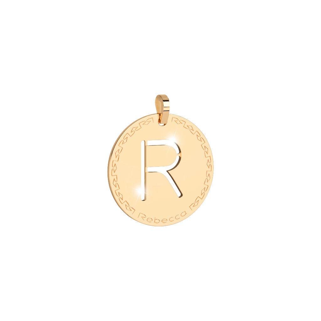 Collana lunga con iniziale media